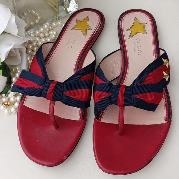 Gucci Shoes - Gucci Luxury Star Adornment Sandals!
